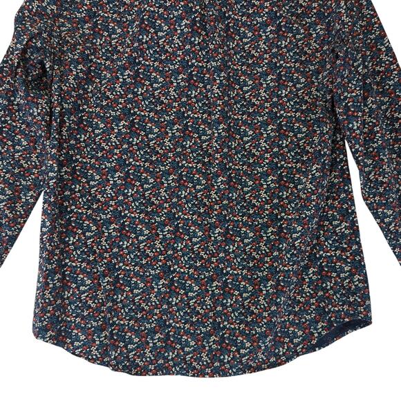 J.Crew Slim Fit Secret Wash Stretch Long Sleeve Button-down Shirt Floral Large - Picture 6 of 9